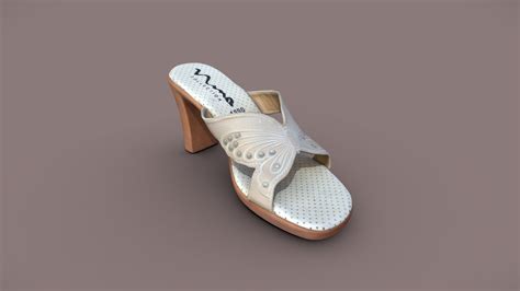 Worn Women Sandal Buy Royalty Free 3d Model By Lassi Kaukonen Thesidekick [1f4f91b