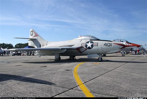 Grumman F9f 8 Cougar Usa Navy Aviation Photo 1822297