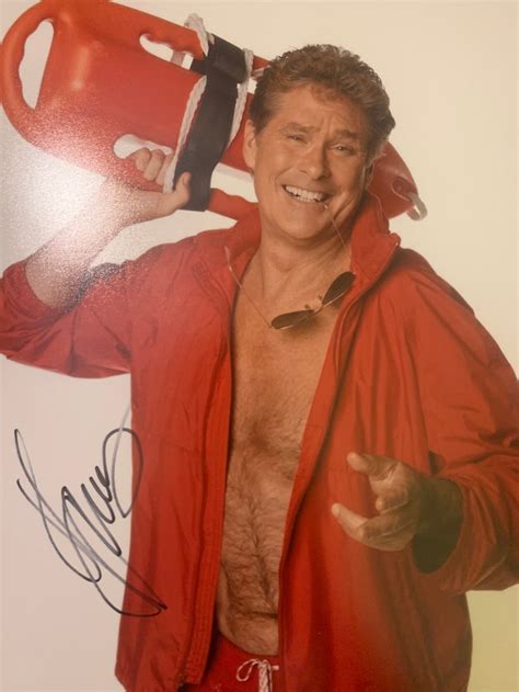 Autographed David Hasselhoff On Framed 8x10inch Photo With Jsa Etsy