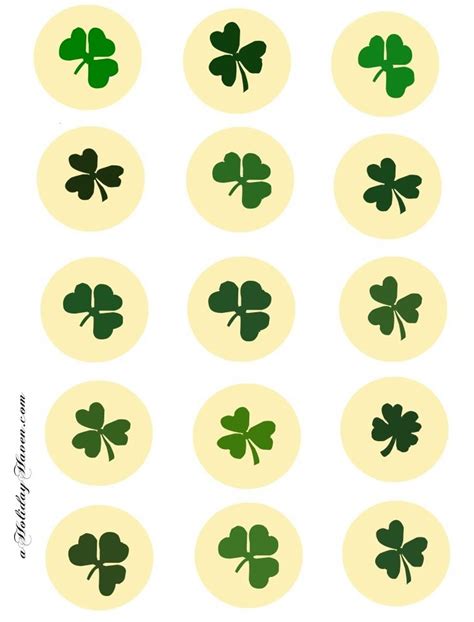 St Patrick S Day Free Printables B Lovely Events Cupcake Toppers