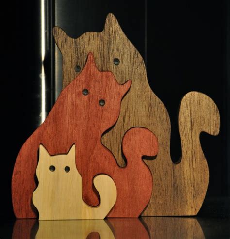35 Best Scroll Saw Cat Puzzle Images On Pinterest
