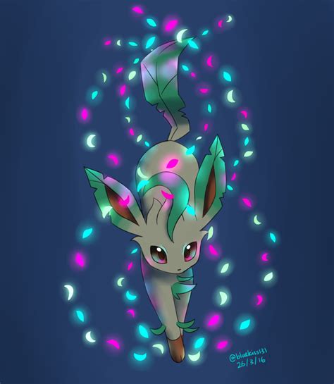 Leafeon Used Magical Leaf By Bluukiss On Deviantart