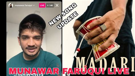 Munawar Faruqui Live Instagram Pe Apne New Song Ka Kiya Promotion Youtube