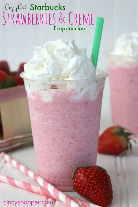 How To Make A Strawberry Frappuccino From Starbucks Ndaorug