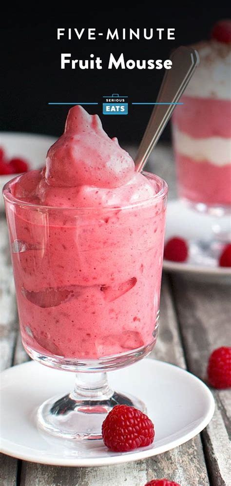 Recipes you can make in less than 30 minutes. Light and Easy 5-Minute Fruit Mousse | Recipe | Food ...