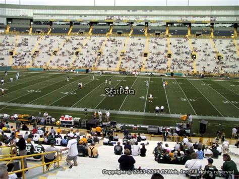 Seat View From Section 122 At Lambeau Field Green Bay Packers