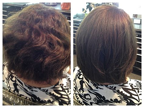 Before And After With A Smoothing Relaxer Service Relaxed Hair Hair Styles Relaxer