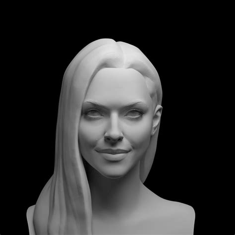 Artstation Amanda Seyfried Zhanhua Liang Woman Face Sculpture