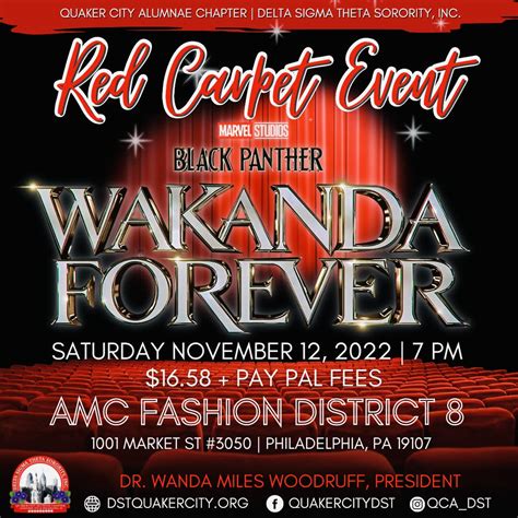 Wakanda Forever Delta Sigma Theta Sorority Inc Quaker City Alumnae