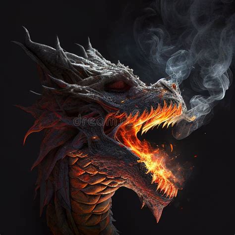 Dragon Fire From Mouth Stock Illustration Illustration Of Imagination