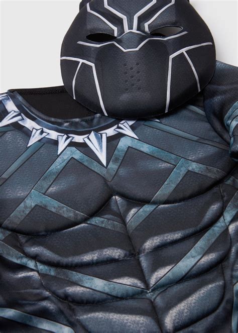 Kids Marvel Black Panther Fancy Dress Costume 3 9yrs Matalan