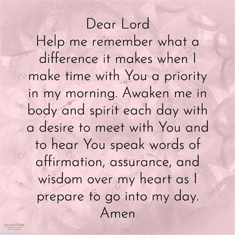 Prayer Prepare My Day Prayables