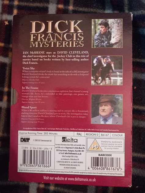 dick francis mysteries dvd 3 disc box set tv detective ian mcshane 9783865381866 ebay