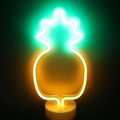 Xiyunte Pineapple Neon Light Sign Led Pineapple Neon Sign With Holder