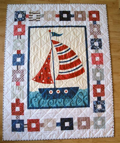 Serendipitijoy Nautical Quilt 2 Finished