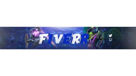 Design You A Fornite Youtube Banner And Logo By Nikolag02 Fiverr