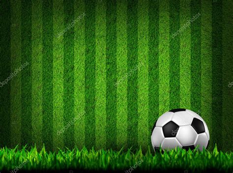 Soccer Football On Grass Field — Stock Photo © Kanate 6379691