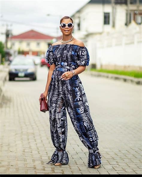 Latest Stunning And Trendy Ankara Jumpsuit Styles For Fashionable