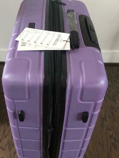 Calpak Unisex Hard Shell Purple Expandable Suitcase Luggage