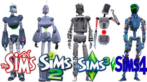 ♦ Sims 1 Sims 2 Sims 3 Sims 4 Servo Evolution Youtube