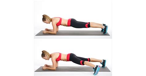 Circuit Two Elbow Plank Side Step A Quick And Effective Core Workout Popsugar Fitness