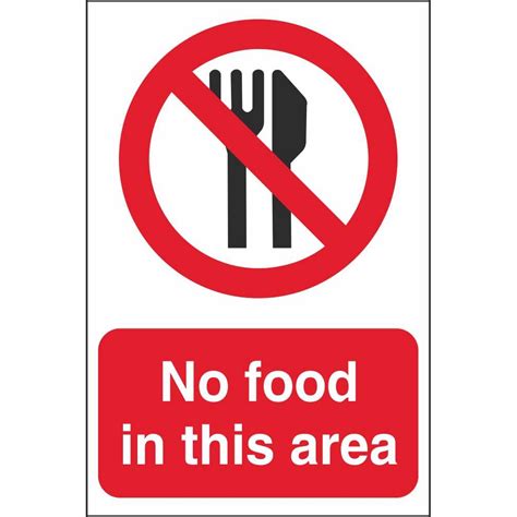 Free to download and print. No Food Signs | Prohibitory Construction Safety Signs Ireland
