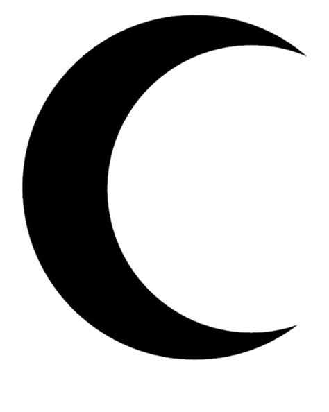Moon Clipart Crescent Half Moon Clipart Transparent Png Download
