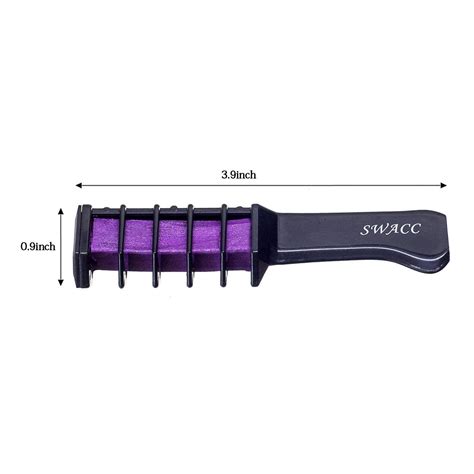 Bleached hair would be particularly at risk. SWACC Hair Chalk Comb Temporary Hair Color Washable Hair ...