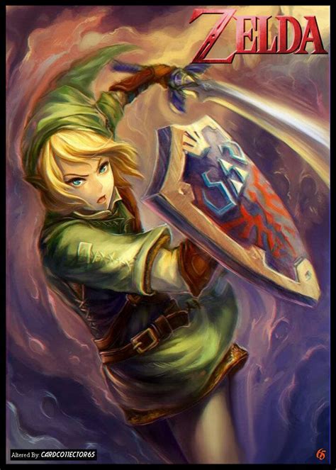 Zelda Link Mtg Sleeves Legend Of Zelda Zelda Art
