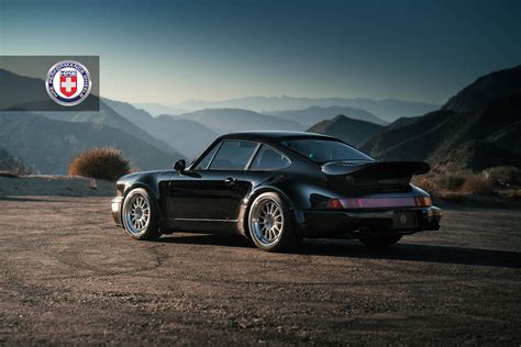 Porsche 964 Turbo Hre Wheels Cars Black Wallpapers Hd Desktop