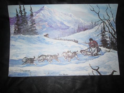 Alaska native crafts and art by alaskan native artists including fur parkas and gloves, alaska native ivory carvings, jewelry, beadwork, and original there are native baskets, tools, watercraft, clothing, pieces of art, drums and more. ALASKAN ART PRINTS by m. l. higgins