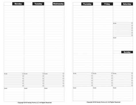 Fcs Weekly Planner 2 Pages Per Week 2 Pages Per Month Undated