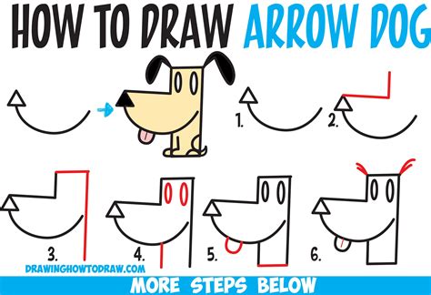 How To Draw A Cartoon Dog Step By Step Video Stowoh