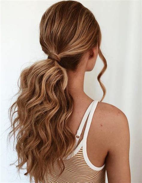 Colorchestnut Low Pony Hairstyles Ponytail Hairstyles Easy Cute