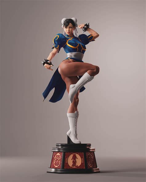 Special Street Fighter Figure For Chun Li Fans Handmade Etsy
