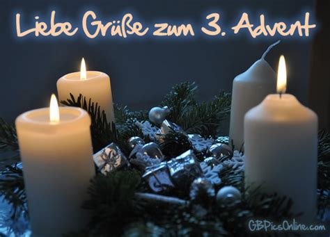 Liebe Grüße Zum 3 Advent Bild 21397 Gbpicsonline