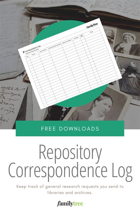 Library Research Request Correspondence Log Genealogy Free Genealogy