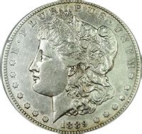 The melt value shown below is how valuable the coin's metal is worth (bare minimum value of coin). 1889 CC Morgan Silver Dollar Value | CoinTrackers