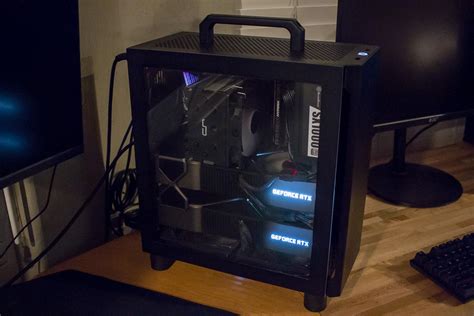 Small Form Factor All Air Cooled Dual Rtx 3090 Sli 1000w Build Sliger