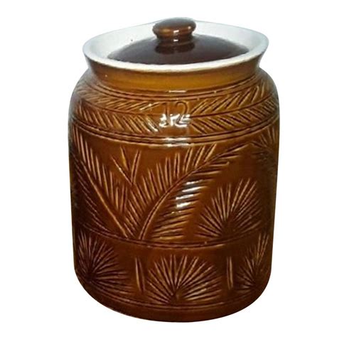 Ceramic Pickle Jar 5000ml At Rs 200piece In Purdilnagar Id 21287776448