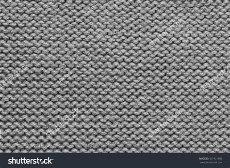Grey Knitting Wool Texture Pattern Background Stock Photo 501421309