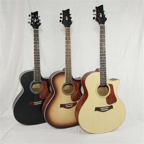 Jual Gitar Akustik Elektrik Guitar Acoustic Electric Cort Top Meranti