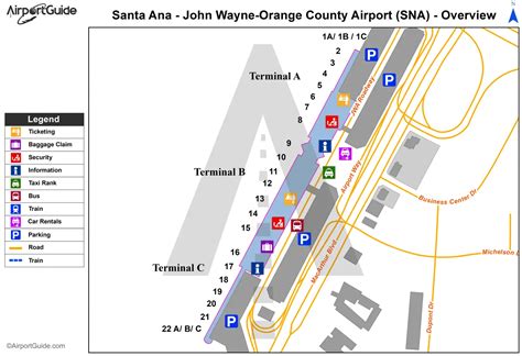 John Wayne Orange County Airport Ksna Sna Airport Guide