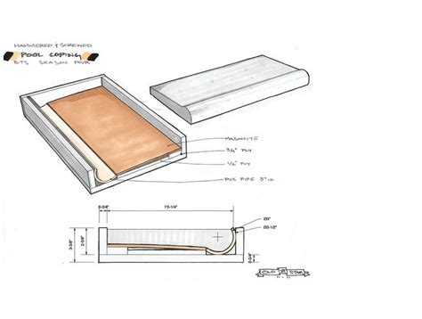 Stair treads are usually sold as pool coping, one side is bullnosed for a rounded edge and that makes it perfect for pool edges, stair treads and any other… DIY Pool Coping on Behance | Pool coping, Diy pool, Custom ...