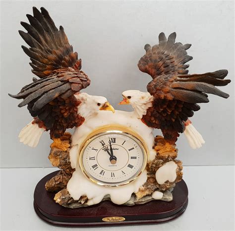 Vintage Retro The Juliana Collection Double Eagle Clock Measures 9