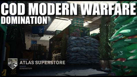 Call Of Duty Modern Warfare Domination Atlas Superstore Multiplayer