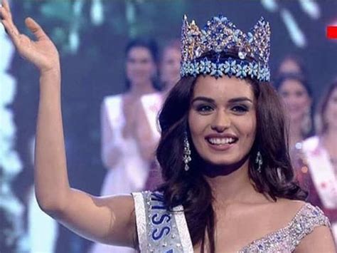 Manushi Chhillar Brings Miss World 2017 Crown To India After 17 Years Hindi Movie News Times