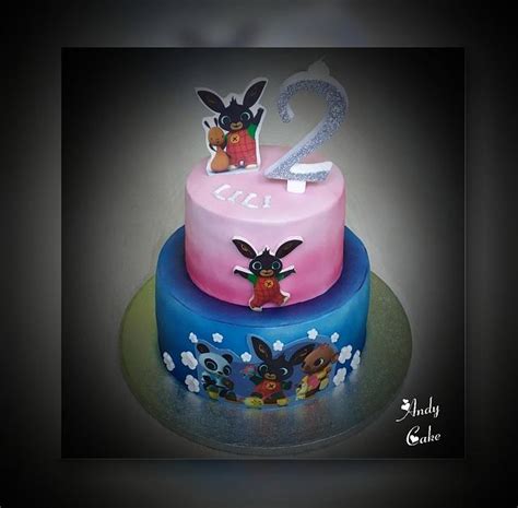 Bing Bunny Birthday Cake Decorated Cake By Andycake Cakesdecor