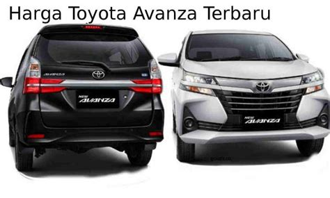 Harga Mobil Toyota Avanza Terbaru 2021 Dan Variannya - Goozir.com