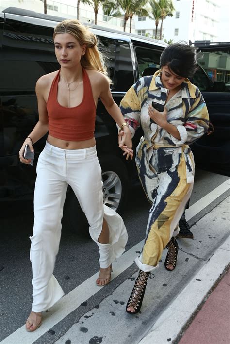 Kylie Jenner And Hailey Baldwin Shopping In Miami 12 6 2015 Celebmafia